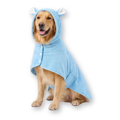 DryPup Bathrobe on a white background