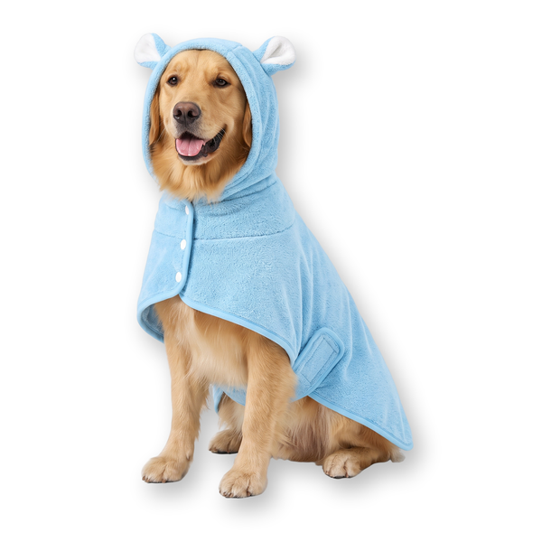 DryPup Bathrobe on a white background