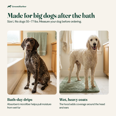 Who the DryPup Bathrobe is for