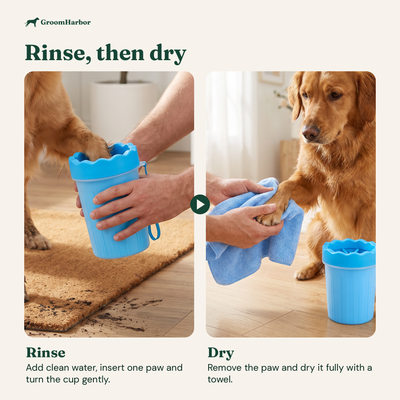 How the Paw Rinse Kit works
